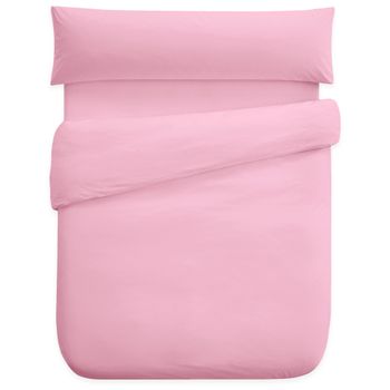 Funda nórdica 100% Algodón Rosa palo 220x220 [Cama 135/140] BASIC