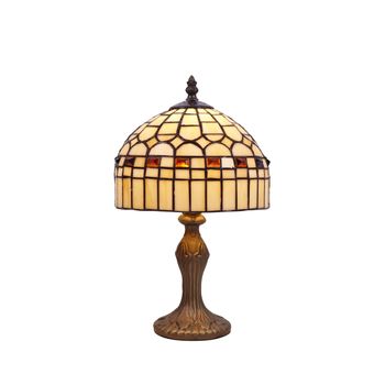Lámpara De Mesa Viro Table Lamp Beige Zinc 60 W 20 X 37 X 20 Cm