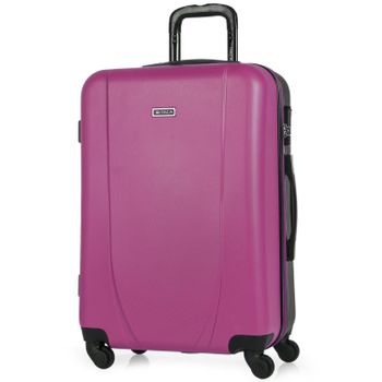 Maleta De Viaje Mediana Polipropileno Trolley 60cm 4 Ruedas Candado Tsa  760260 Gris Oscuro con Ofertas en Carrefour