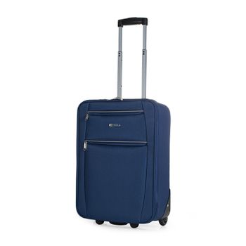 Maleta Cabina Poliéster Eva Trolley Viaje 55cm 2 Ruedas T71950 Marino