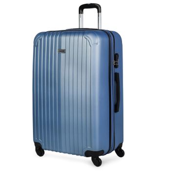 Maleta De Viaje Grande Expandible Abs Trolley 70cm Xl Itaca T71570 Azul Zafiro