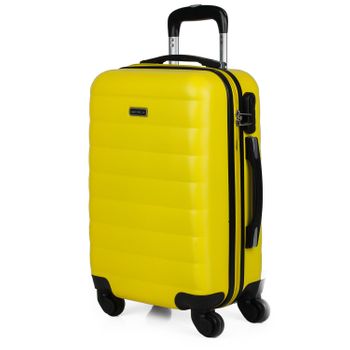 Maleta Cabina De Viaje Abs Rígida Trolley 55 Cms 71250 Amarillo