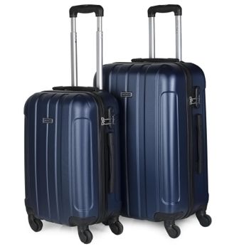 Maletas De Viaje Rígidas 4 Ruedas Abs 2 Tamaños Pequeña Cabina Y Grande Xl  T71617 Aguamari con Ofertas en Carrefour