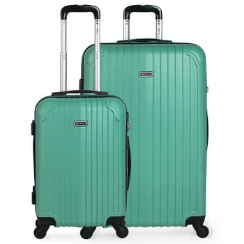 Maletas De Viaje Rígidas 4 Ruedas Abs Cabina Y Grande T71517 Verde Menta