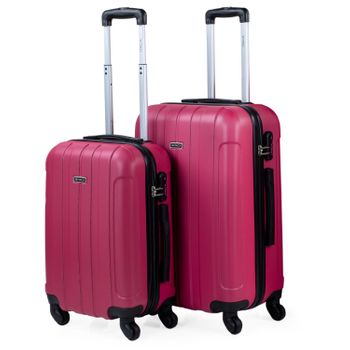 Pack 2 Maletas De Viaje Rígidas Cabina 4 Ruedas 55x40x20 Cm Trolley Abs  T71650p Pistacho/p con Ofertas en Carrefour