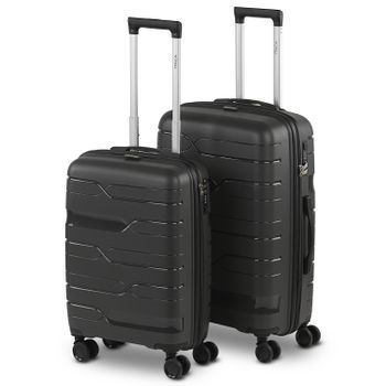 Maleta Cabina Polipropileno Trolley Viaje 55cm 4 Ruedas Candado Tsa 760350  Granate con Ofertas en Carrefour