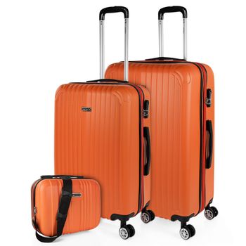 Maleta De Viaje Grande Abs Texturizado Trolley 70cm Xl 71170  Fucsia-antracita con Ofertas en Carrefour