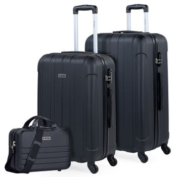 Maletas De Viaje Rígidas 4 Ruedas Abs 2 Tamaños Pequeña Cabina Y Grande Xl  T71617 Aguamari con Ofertas en Carrefour