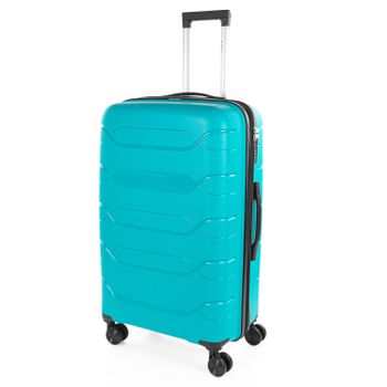 Maleta Mediana Extensible 67cm TSA 4 Ruedas Venecia Jaslen Azul