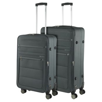 Maleta Mediana para Viajar en avión 4 Ruedas giratorias 360º Trolley  Equipaje de Viaje Estampado Inglaterra 65x44x26cm COSHANO