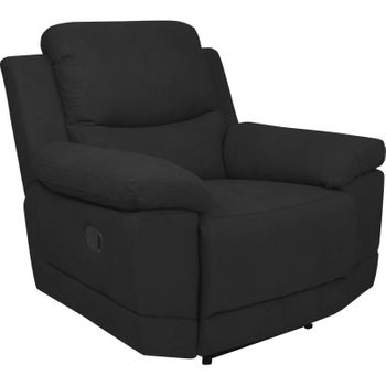 Butaca Relax Montecarlo Reclinable Manual 103 X 108 X 91 Cm Gris Oscuro