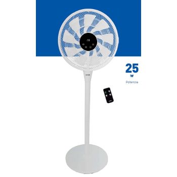 Ventilador Htw Yuga Htw-vp25yg Pie Dc 25w Mando A Distancia