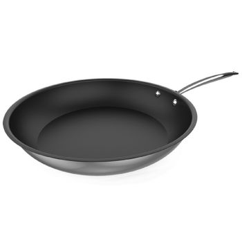 Sartén Polka Classy 28 Bucket Steel. Diámetro 28 Cm, Acero Inoxidable 18/10, Revestimiento Antiadherente, Mango Remachado, Apta Para Todo Tipo De Cocinas, Placa De Inducción 206cm