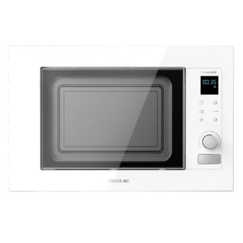 Microondas sin plato en color blanco de 20 L y 700 W GrandHeat 2000 Flatbed  White Cecotec