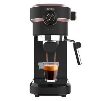 Cafetera Express Cafelizzia 890 Rose Pro. Espressos Y Cappuccino, 1350 W, Sistema Thermoblock, 20 Bares, Modo Auto Para 1-2 Cafés, Vaporizador Orientable Y Manómetro, 1,2 L