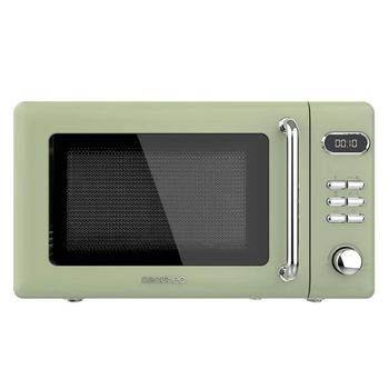 Microondas Con Grill Cecotec Proclean 5110 Retro 700w 20l Diseño Vintage Verde