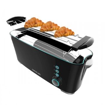 Tostador Toast&taste Extra B, 1000w De Potencia, Doble Ranura Larga Para 2 Tostadas, Ranura Xl, Apagado Y Pop-up Automático, Recogemigas, Varillas Superiores, Autocentado