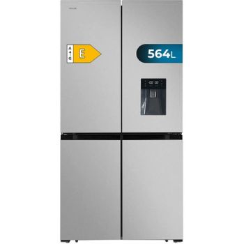 Bolero CoolMarket Combi 495 Inox E Frigorífico combi con nevera y  congelador Cecotec