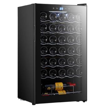 Vinoteca Bolero Grandsommelier 34030 Black Compressor Cecotec