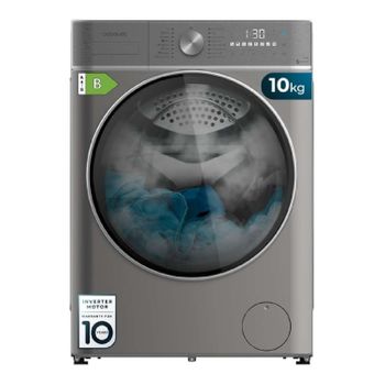 Lavadora Secadora 10-6kg Carga Frontal Bolero Wash&dry 10680 Inverter Steel B. 1400 Rpm, 16 Programas, Motor Inverter Plus, Steammax, Onsmart, Fuzzy Logic, Spacare Y Detector De Carga