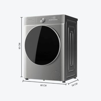 Lavadora Cecotec Bolero DressCode 10500 Inverter A 10kg 1400 rpm 16  programas A inox 85 cm