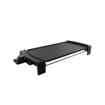 Cecotec Plancha eléctrica Tasty &Grill 3000 RockWater. 2600 W,  Revestimiento de Riedra RockStone, Resistencia en forma de M, Termostato  ajustable