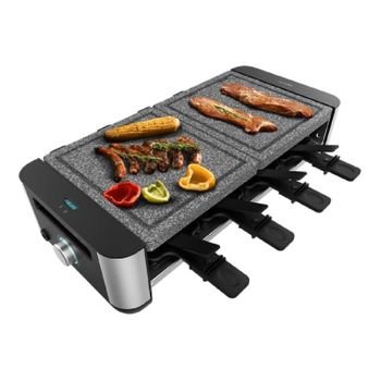 Jocca Raclette 500W - Plancha Grill con Placa Antiadherente