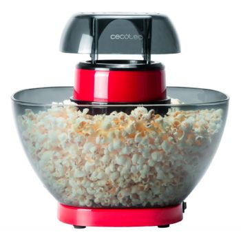 Máquina De Palomitas Eléctrica Fun&taste P'corn Easy. Palomitero, 1200 W, Sistema De Inyección De Aire, Tazón Extraíble, Tapa Antiadherente Y Extraíble, Diseño Compacto