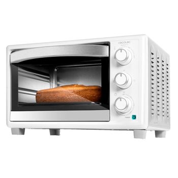 Horno eléctrico de sobremesa 30L Rosa Mini horno Temperatura ajustable  60-250 ℃ y 60 minutos Función multifunción para el hogar Función de  horquilla