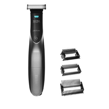 Recortador De Barba Multifunción Bamba Precisioncare 7500 Power Blade. Cuchillas De Acero Inoxidable, Resistente Al Agua, Batería De Lítio, Autonomía Hasta 60 Min, 3 Peines Guía