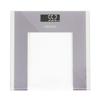 Báscula De Baño Digital Surface Precision Healthy. Plataforma De Cristal Templado 30x30cm, Pantalla Lcd Invertida, Capacidad Máxima 180 Kg, Diseño Extraplano, Incluye Cinta Métrica