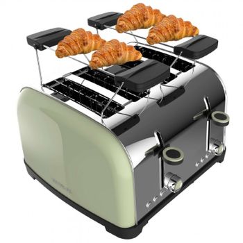 Pack Toast Retro Pequeña Tostadora Para Rebanadas Anchas + 2 Pinzas De  Rejilla Para Sándwiches - Create con Ofertas en Carrefour