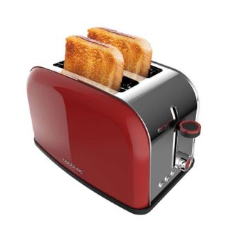 Tostador Vertical Toastin' Time 850 Red Lite, 850w Potencia, Capacidad Para 2 Tostadas, Ranura Ancha, Acero Inoxidable, Funciones Preconfiguradas Para Comodidad, Control Tostado Personalidable