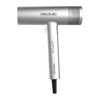 Secador De Pelo Cecotec Bamba Ionicare Rockstar Aluminum 2000w Tecnología Ion Real Plata