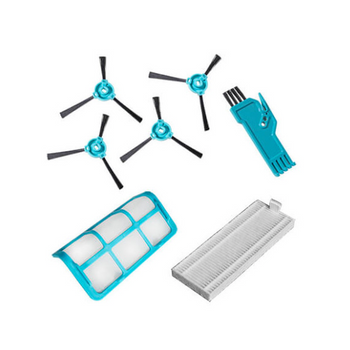 Conjunto Filtros y Cepillo Lateral Robot Aspirador CECOTEC Conga 1290 y  1390 - 7331