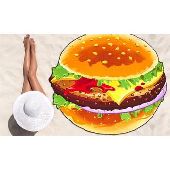 Toalla En Forma De Hamburguesa