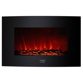 Chimenea Eléctrica De Pared Empotrable 2000w Kekai Arkansas 152,4x14x48 Cm  Efecto Llama con Ofertas en Carrefour