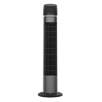 Ventilador De Torre Con Mando A Distancia Y Temporizador Energysilence 7050 Skyline Control. 45 W, Altura 33", Motor De Cobre, 3 Velocidades, Oscilación, Indicador Led