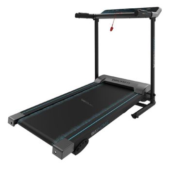 Cinta De Correr Plegable Drumfit Wayhome 1000 Runner Sprint. 600 W, De 1 A 10 Km/h, 12 Programas, Panel De Control Led, Superficie De Carrera De 100x40 Cm, Ruedas Y Soporte Dispositivos