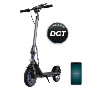 Patinete Eléctrico Homologado Con App Bongo D20 Xl Connected. Potencia Máxima De 630w, Autonomía De Hasta 20km, Ruedas De 10”, Supera Pendientes, Freno Delantero Y Trasero