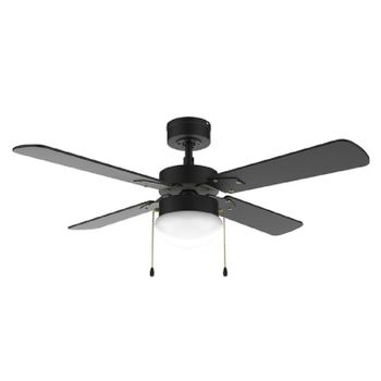 Ventilador De Techo Con Luz Energysilence Aero 450 Fullblack Cecotec