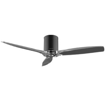 Ventilador De Techo Sin Luz Energysilence Aero 5285 Blacktransparent Connected Cecotec