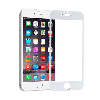 Protector De Pantalla Cristal Templado Para Móvil Ref. 101646 4d Iphone 6 Blanco