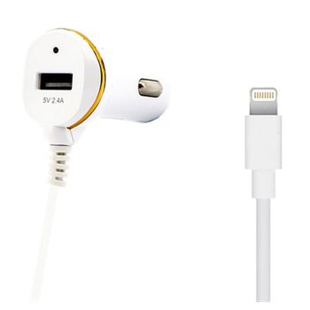 Cargador De Coche Ref. 138215 Usb Cable Lightning Blanco