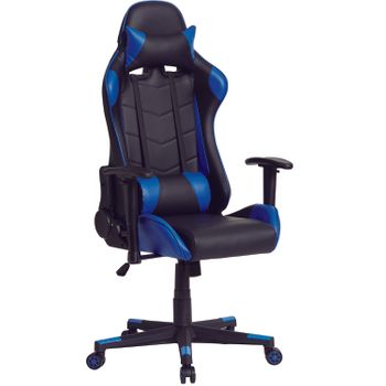 Sillon De Oficina Gaming Azul, Alto 83 Cm, Ancho 52cm, Altura Silla 130, Reclinable 180