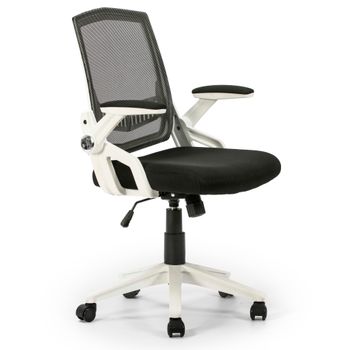 Sillon De Oficina Elevable Y Reclinable Ergomax, Color Blanco