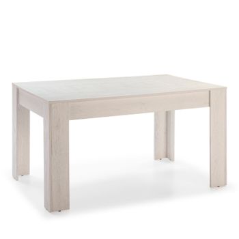 Mesa De Comedor Fija Kloe 140 Cm (largo) X 90 Cm (ancho) X 76 Cm (alto), Acabado Color Blanco