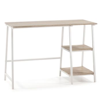 Mesa Escritorio Industrial Para Oficina 140x60x89cm Marrón con Ofertas en  Carrefour