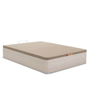 Canapé Abatible Petra 150x190 Cm Blanco Nordic De Gran Capacidad, Tapa Reforzada Y Transpirable