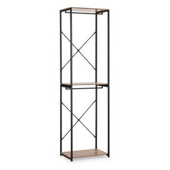 Kit Armario Extensible 2 Barras Colgadoras Chic Columna Habitación  Dormitorio Vestidor 187x168x50cm con Ofertas en Carrefour